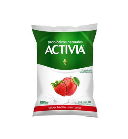 ACTIVIA YOG SACHET CERO LACTOSA FRUTILLA 1L