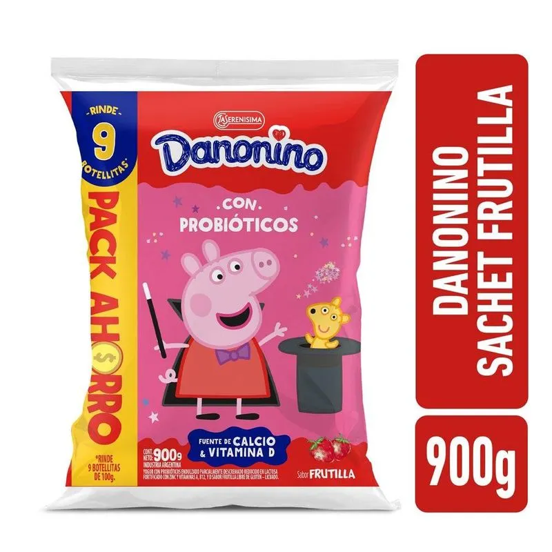 DANONINO SACHET FRUTILLA 1L