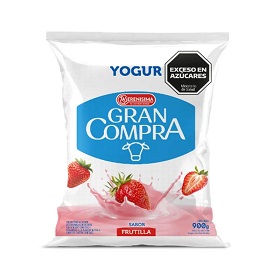 GRAN COMPRA YOG SACHET FRUTILLA 900G