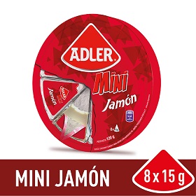 ADLER RUEDA MINI JAMON 8X15G