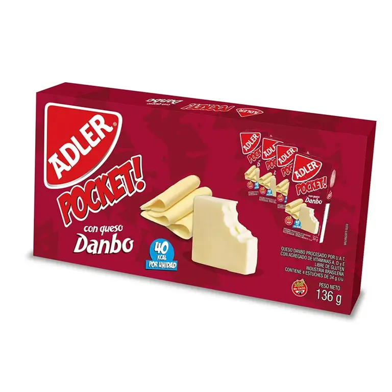 ADLER POCKET 136G.CON QUESO DANBO