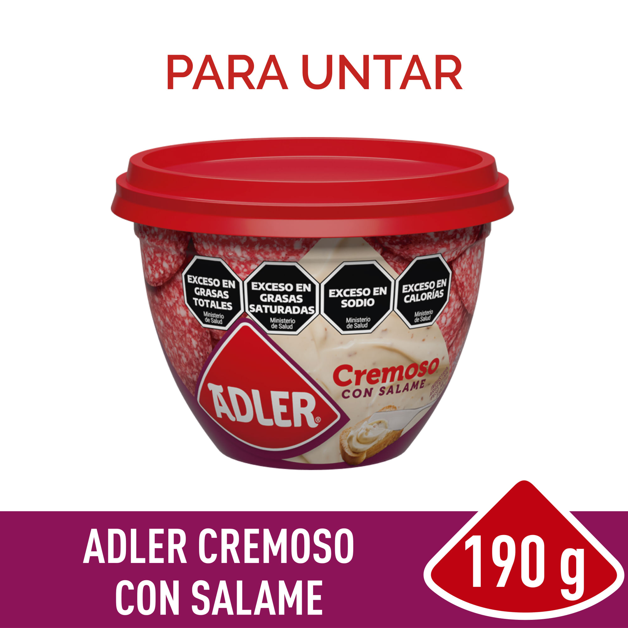 ADLER CREMOSO C/SALAME X190G