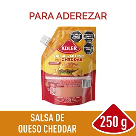 ADLER SALSA DE QUESO X250GR.