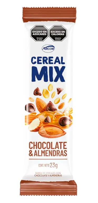 ARCOR BARRA CEREAL MIX PLAC.23 GRS.