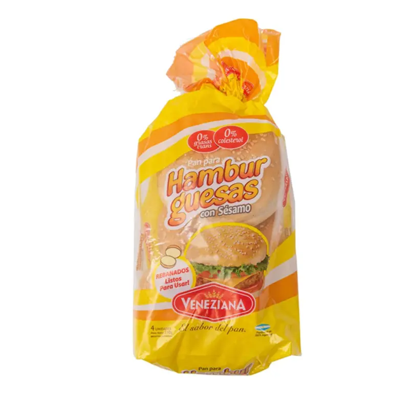 VENEZIANA PAN HAMBURGUESA.C/SESAMO.X4X210G.