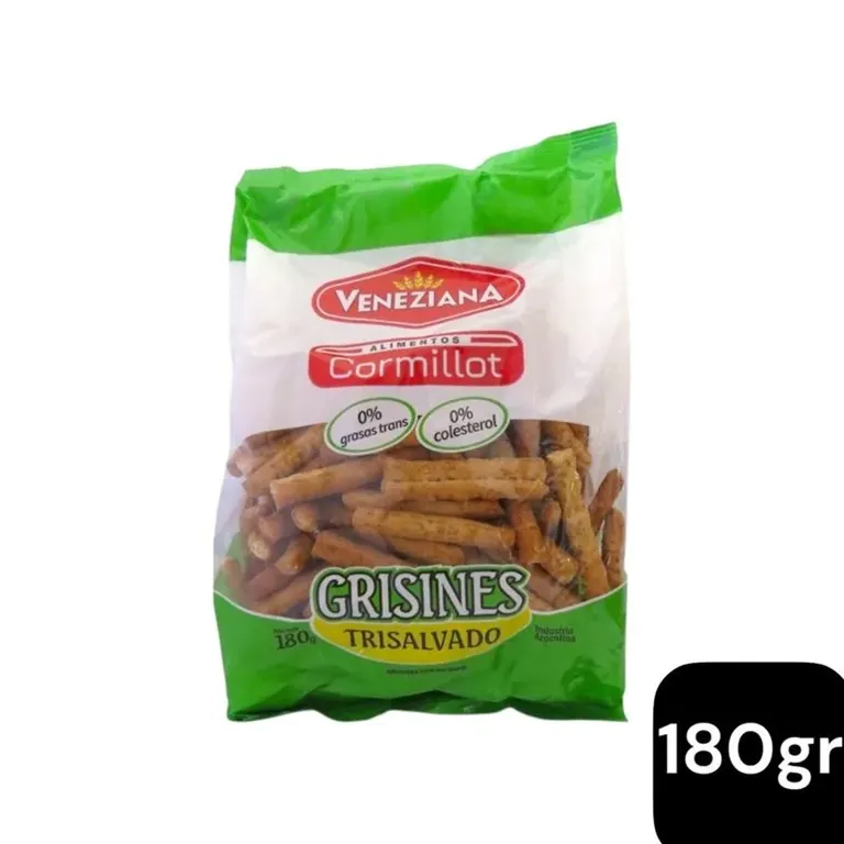 VENEZIANA GRISINES TRISALVADO X180G .