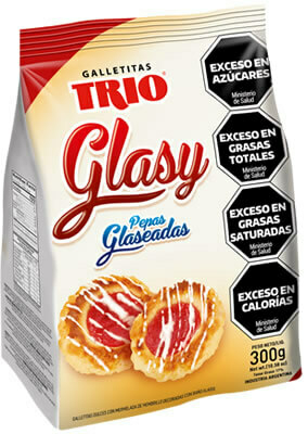 TRIO GALL.GLASY PEPAS GLASEADAS X 500G.