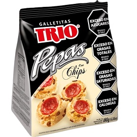 TRIO PEPAS CON CHIPS 300G