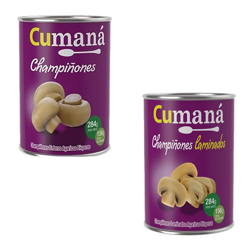 CUMANA CHAMPIGNONES ENTEROS X284G