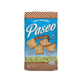 PASEO GALL.MINI CRACKERS 300G.MIX CEREALES