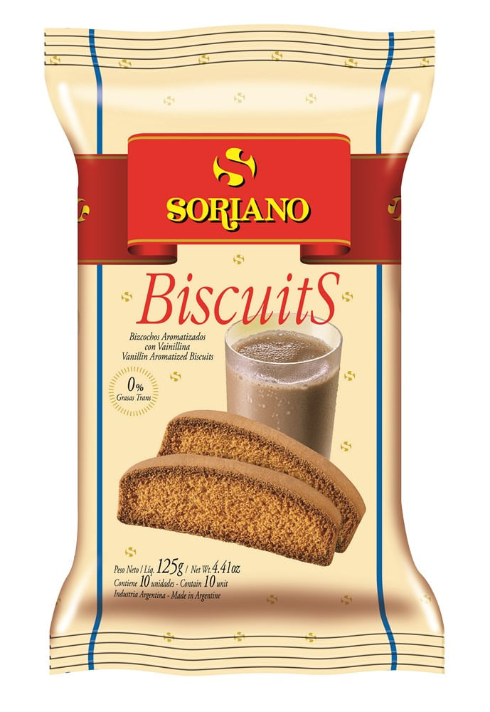 BISCUITS SORIANO X125G