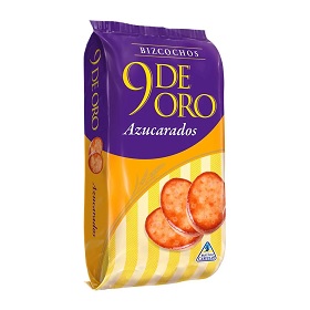 9 DE ORO BIZC.AZUCARADO X 210G