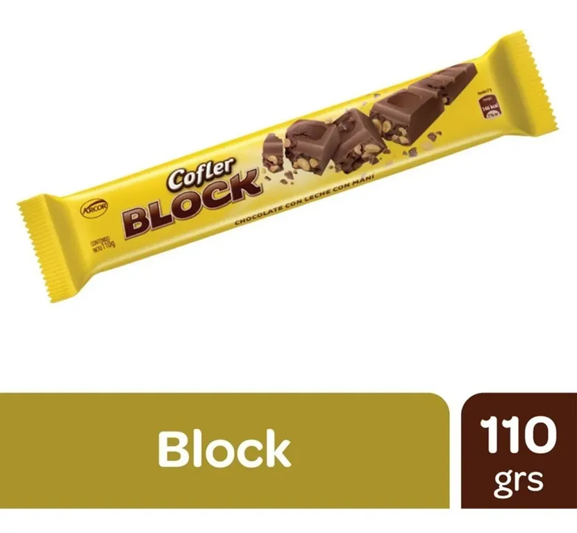 COFLER CHOC.BLOCK MANI110 GRS.