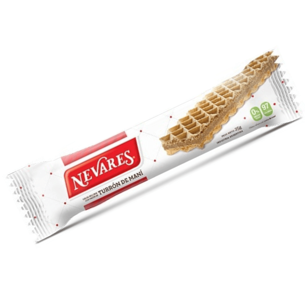 NEVARES TURRON PASTA MANI X25G
