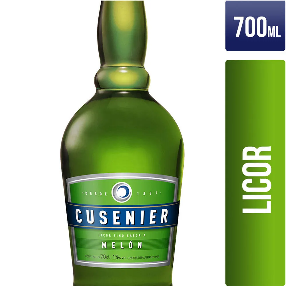 CUSENIER  LICOR MELON 700 ML.
