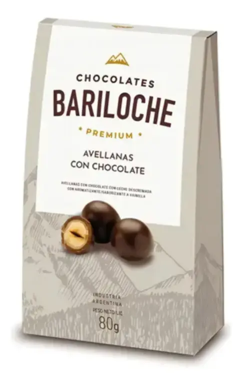 BARILOCHE AVELLANAS C/CHOCOLATE X80G