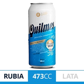 QUILMES CERVEZA LATA CLASICA X 473CC