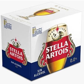 STELLA ARTOIS SIN ALCOHOL PACK X6X473CM
