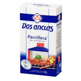DOS ANCLAS SAL PARRILLERA 500 GRS.