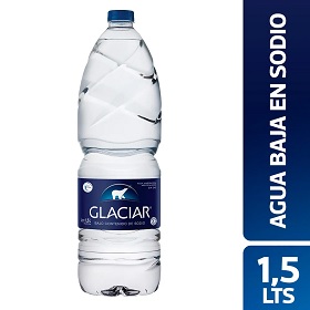 GLACIAR AGUA MIN.1.5L.