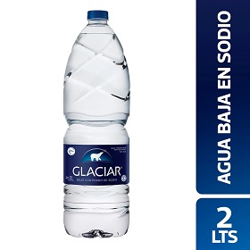 GLACIAR AGUA S/GAS 2 LT.