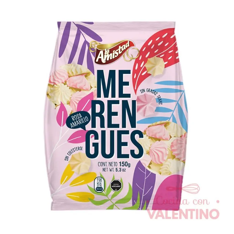 MERENGUES LA AMISTAD BCO 150G