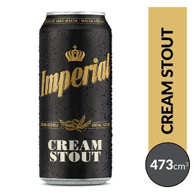 CERVEZA IMPERIAL CREAM STOUT LATA 473CM