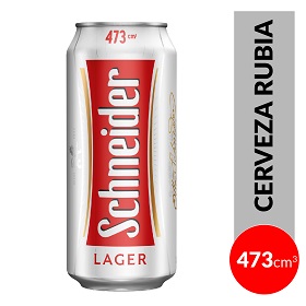 SCHNEIDER CERVEZA LATA X 473CM