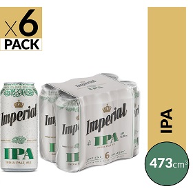 IMPERIAL IPA CERVEZA PACK X6