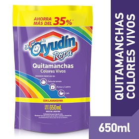 AYUDIN QUITAMANCHAS COLORES VIVOS 650ML