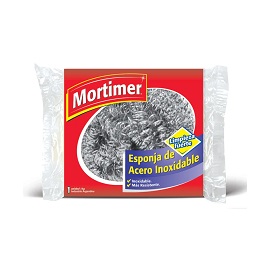 MORTIMER ESPONJA ACERO INOXIDABLE