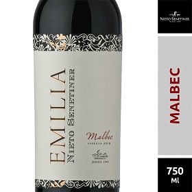 VINO EMILIA MALBEC 750 ML.