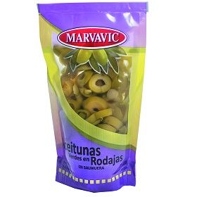 MARVAVIC ACEITUNAS VERDES RODAJAS DP 300