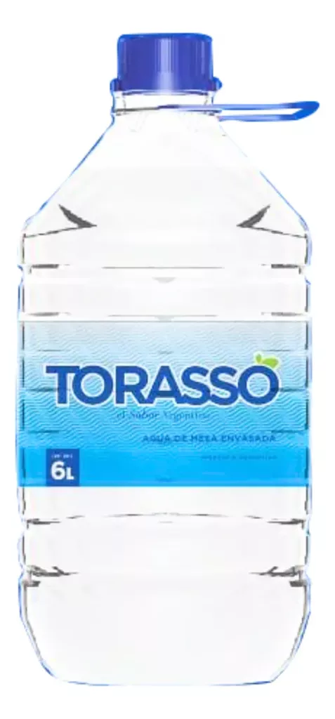 TORASSO AGUA DE MESA 6L.