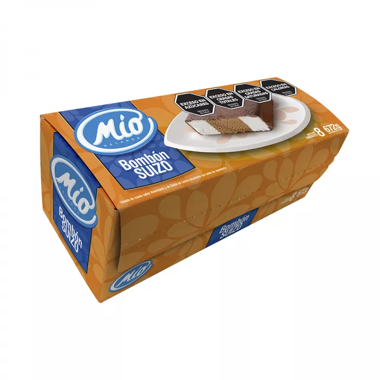 MIO HELADOS BOMBON SUIZO 8U.