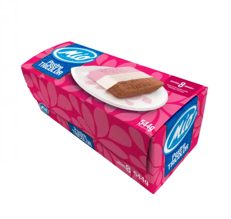 MIO HELADOS CASATA TRICOLOR X 8