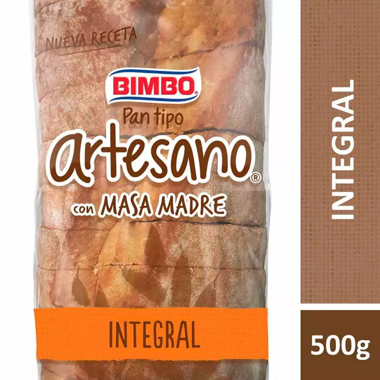 BIMBO PAN ARTESANO X500 C/MASA MADRE