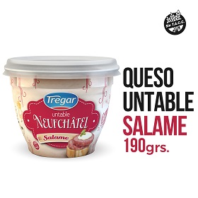 TREGAR QUESO UNT. NEUFCHATEL SALAME X190GR .