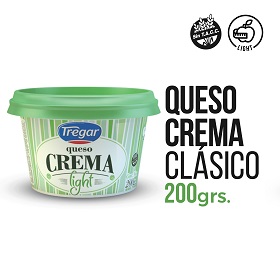 TREGAR QUESO CREMA X190G LIGHT