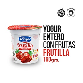 TREGAR YOG,X160G FRUTILLA ENTERO