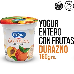 TREGAR YOG.X160G ENTERO DURAZNO