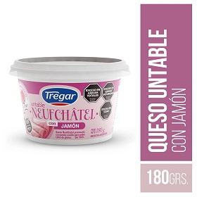 TREGAR NEUFCHATEL JAMON 180G