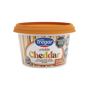 TREGAR NEUFCHATEL CHEDDAR 180G