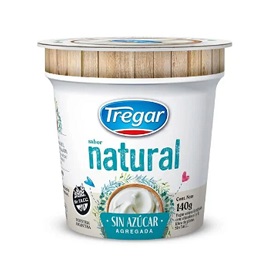 TREGAR YOG. NATURAL S/AZUCAR X140G