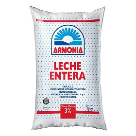 ARMONIA LECHE SACHET ENTERA 1 LT.