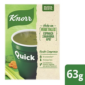 KNORR QUICK SOPA X5UN VEGETALES