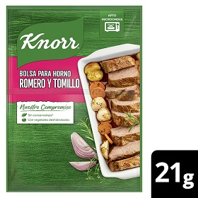 KNORR BOLSA HORNO ROMERO TOMILLO