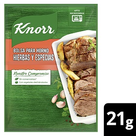 KNORR BOLSA PARA HORNO HIERBAS Y ESPECIAS