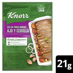 KNORR BOLSA HORNO AJO Y CEBOLLA