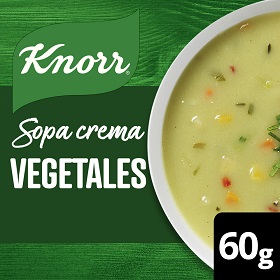 KNORR SOPA CREMA VEGETALES